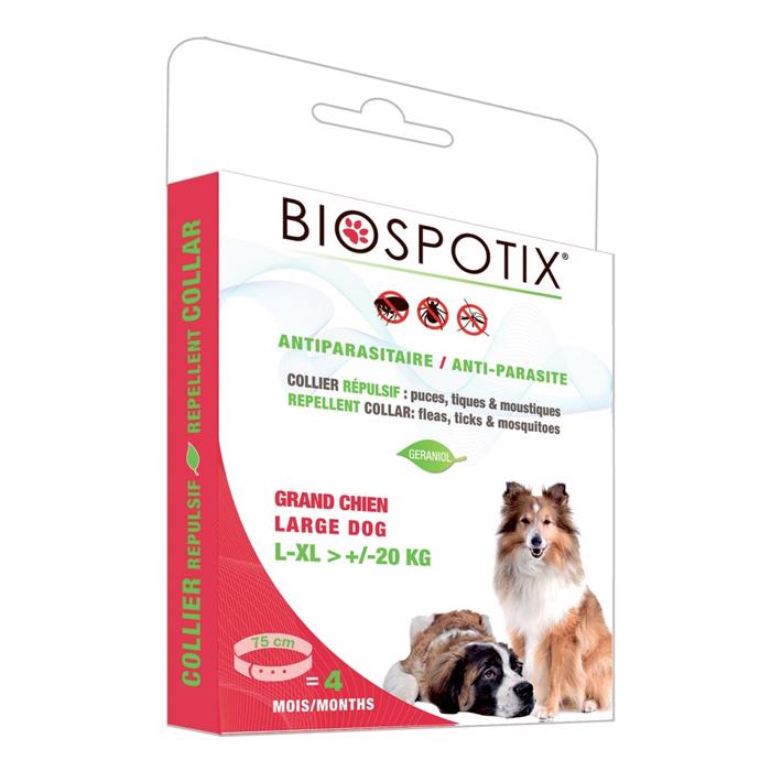 Biospotix Loppe Og Flåt Halsbånd Til Store Hunde Over 20 kg