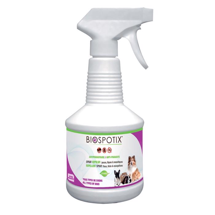 Biospotix Loppemiddel Spray Til Hunde Helt Naturligt 500ml