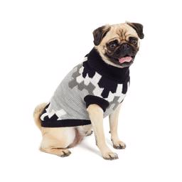 Hunde Sweater Strik BlackComb Black
