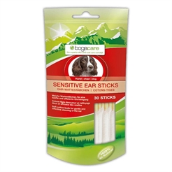 BogaCare Sensitive Ear Sticks Vatpinde til Hund 30 Stk