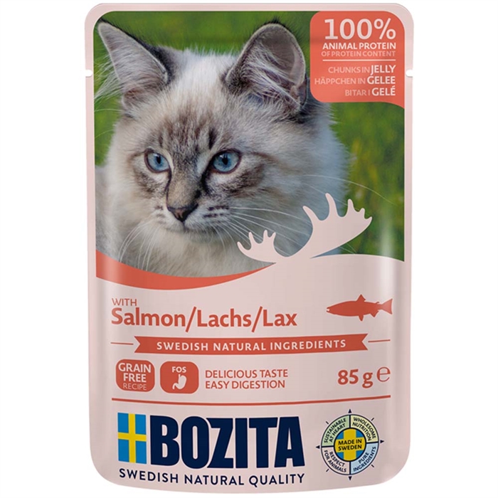 Bozita Feline Bidder i Gelé Laks 85g