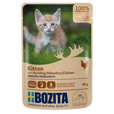 Bozita Feline Bidder i Sauce Til Killing med Kylling 85g