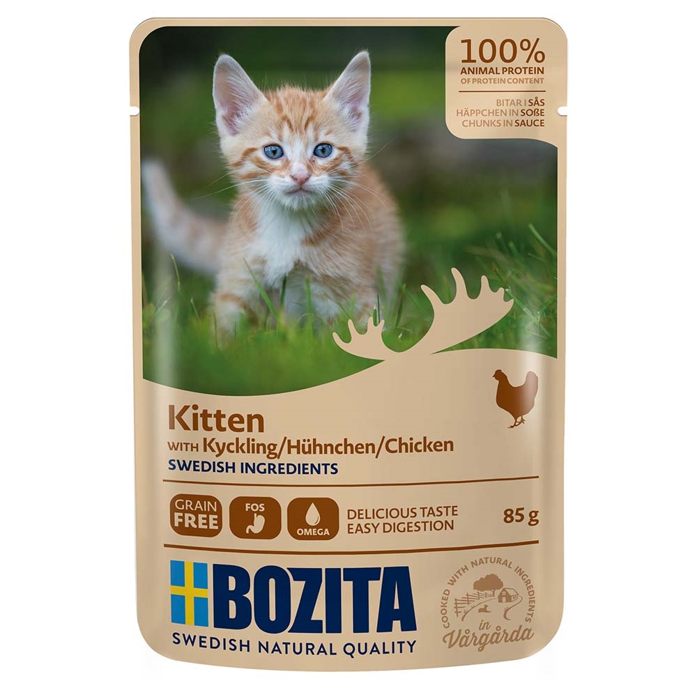 Bozita Feline Bidder i Sauce Til Killing med Kylling 85g
