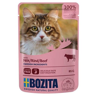 Bozita Feline Bidder i Sauce Okse 85g