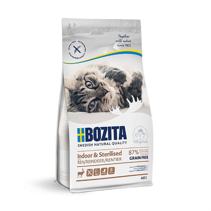 Bozita Kornfrit Tørfoder Til Katten Indoor & Sterilised