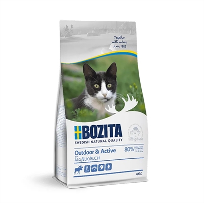 Bozita Kattefoder Outdoor & Active med Elg 400g
