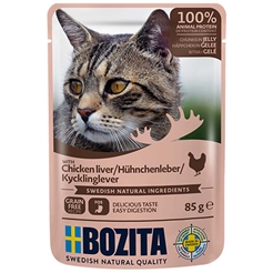 Bozita Feline Bidder i Gelé Kyllingelever 85g