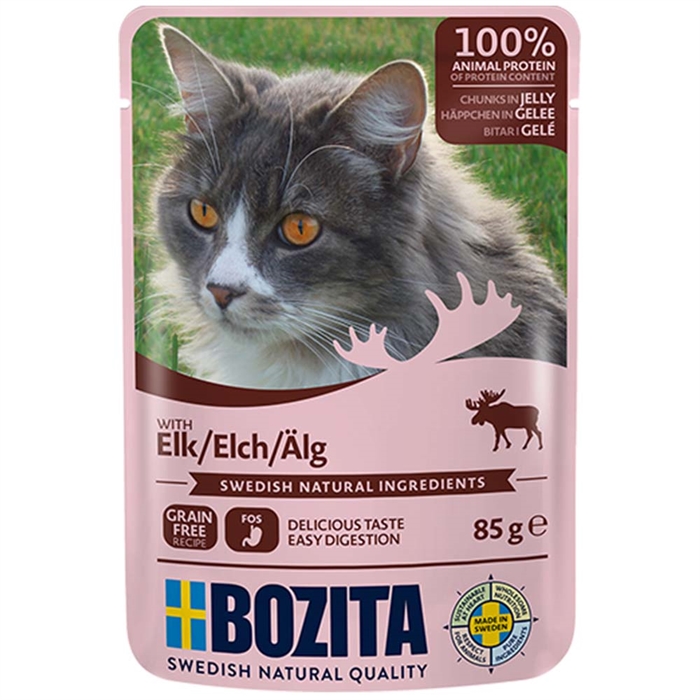 Bozita Feline Bidder i Gelé Elg 85g