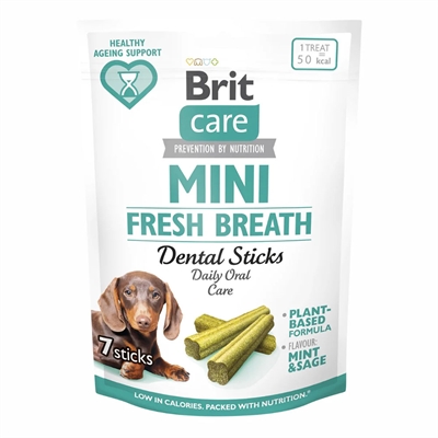 Brit Care Mini Dental Sticks Til Små Hunde & Hvalpe 7 Stk