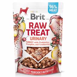 Brit Raw Treat Urinary med Kalkun, Probiotika, Græskar & Tranebær 40g