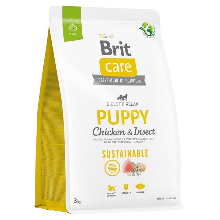BRIT Care Hundefoder Sustainable Puppy med Kylling & Insekter