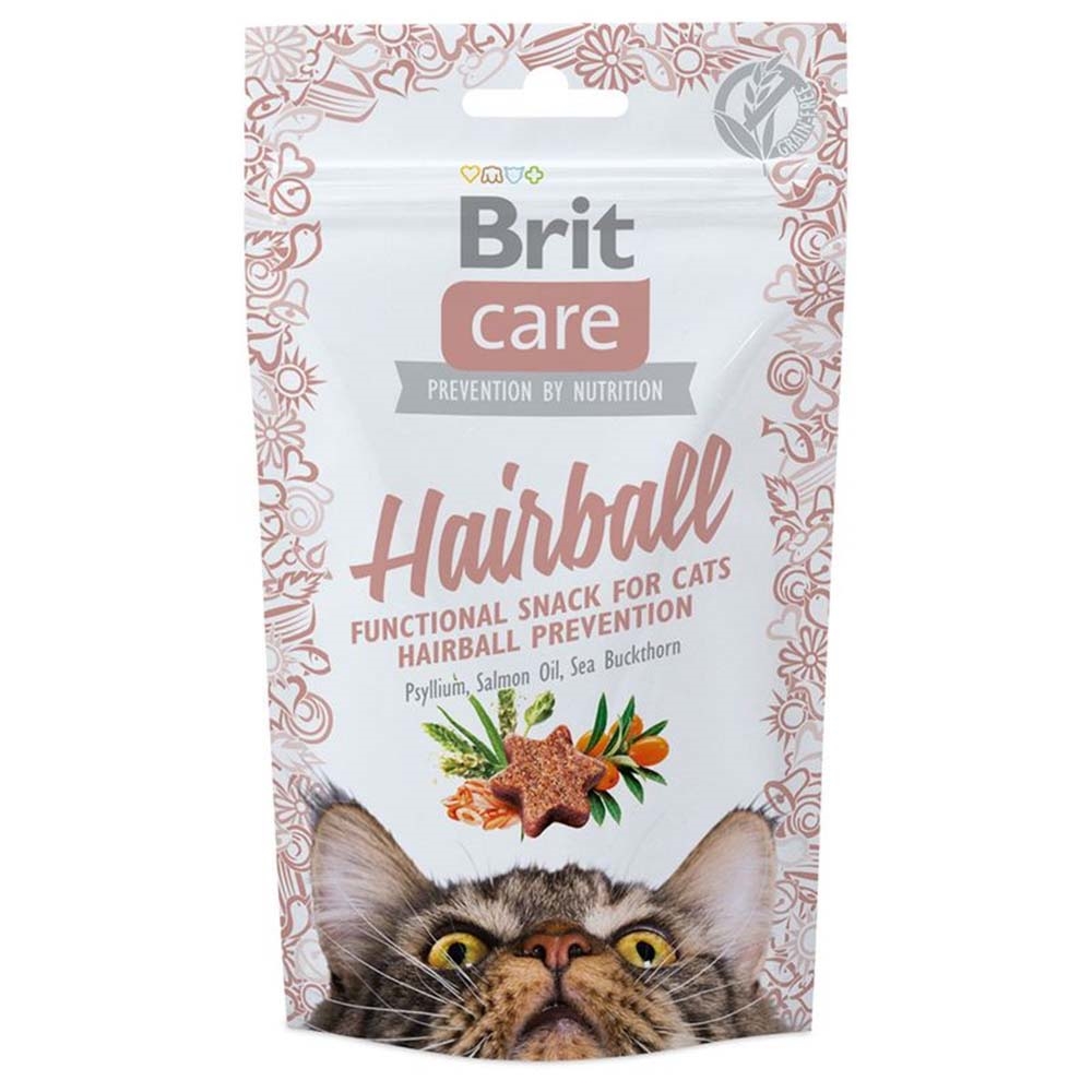 Brit Care Snack Til Katten Hairball 50gr
