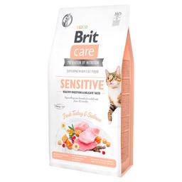 Brit Care Kattefoder Til Sensitive Katte Sensitive Fresh Turkey & Salmon