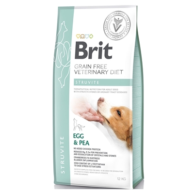 Brit Veterinary Diet Grain Free Struvite Understøttelse af Urinvejene 12 Kg