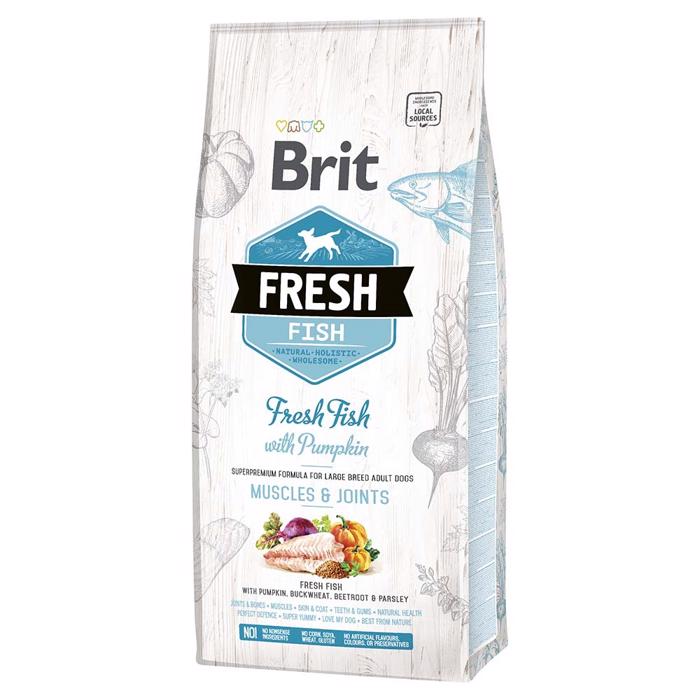 Hundefoder BRIT Fresh Muslces & Joints med Fisk & Græskar