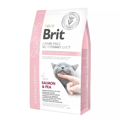 Brit Veterinary Diet Grain Free Kattefoder Hypoallergenic 2 Kg