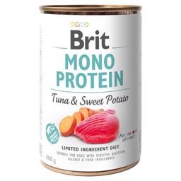 Brit Mono Protein Vådfoder Til Hunden Med Tun & Sødekartoffel 400gr