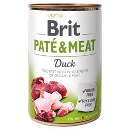 Brit Paté & Meat Hunde Foder med And 400gr