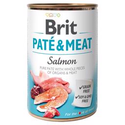 Brit Paté & Meat Hunde Foder med Laks 400gr