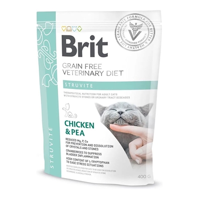 Brit Veterinary Diet Grain Free Kattefoder Struvit 400g