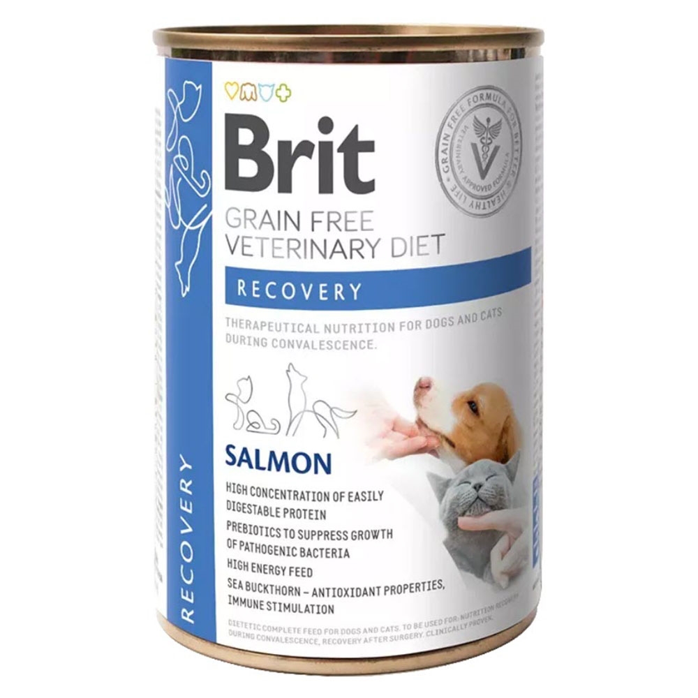 Brit Veterinary Diet Grain Free Recovery Vådfoder Til Hund & Kat 400g