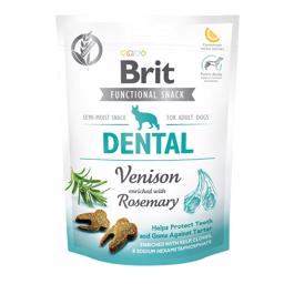 Brit Functional Snack Dental Venison og Rosemary STORKØB 10 POSER af 150g