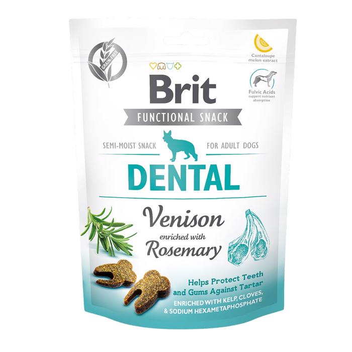 Brit Functional Snack Dental Venison og Rosemary 150 gram
