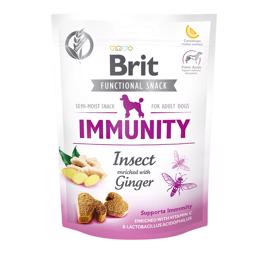 Brit Functional Snack Immunity Insect og Ingefær STORKØB 10 POSER af 150g