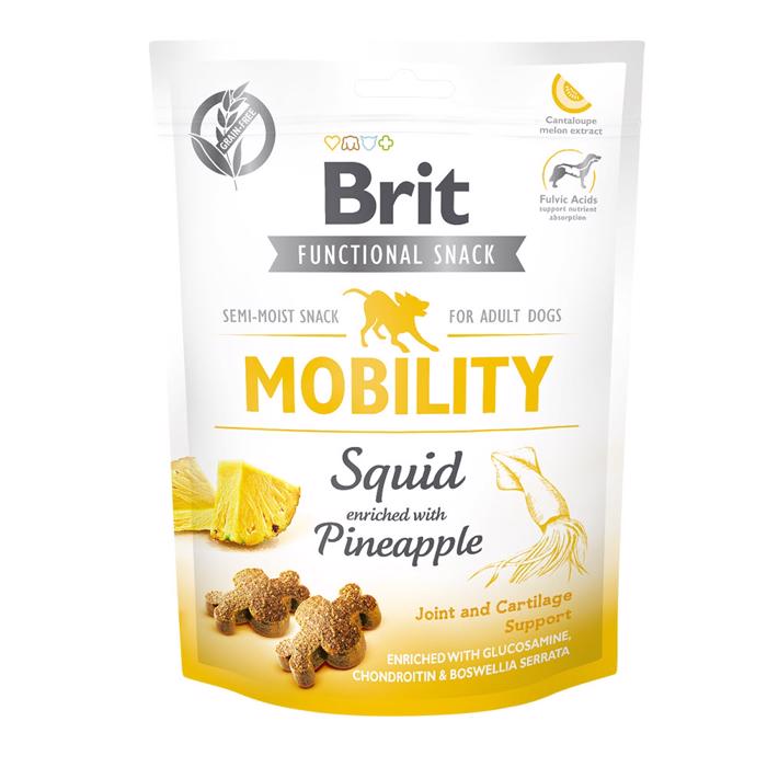 Brit Functional Snack Mobility Squid og Pineapple 150 gram
