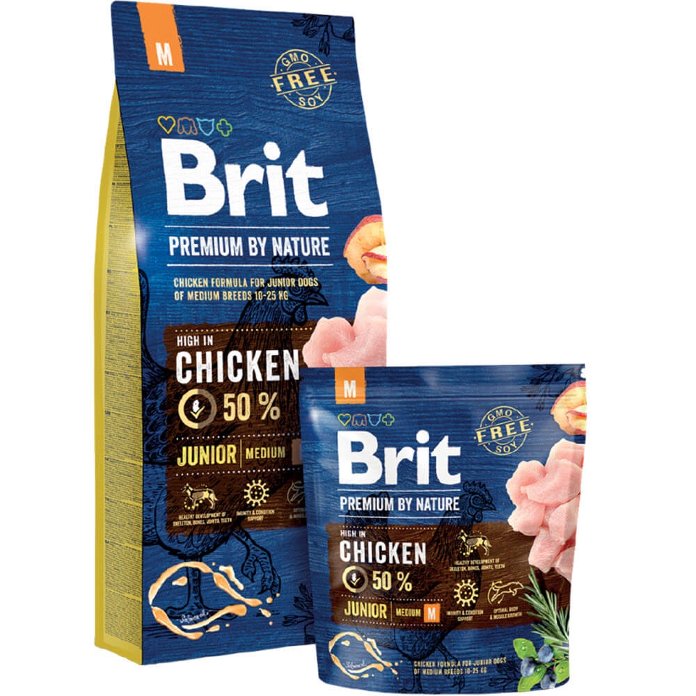 Brit Premium By Nature Chicken Junior Medium Breed