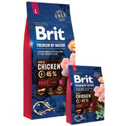 Brit Premium By Nature Chicken Junior LARGE Breed 15kg