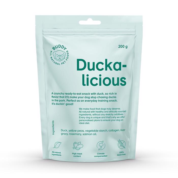 Buddy Hundegodbidder Ducka-licious 200g