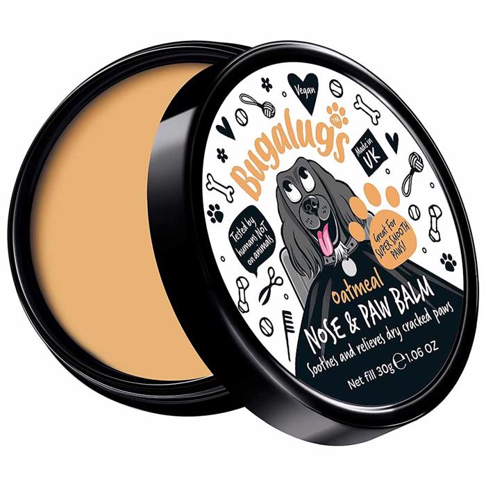 Bugalugs Vegansk Oatmeal Nose & Paw Balm På Bøtte