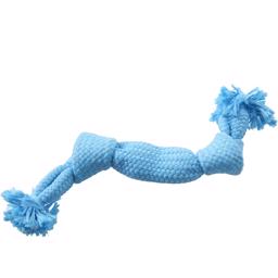 Buster Colour Squeak Rope Hundelegetøj Blå