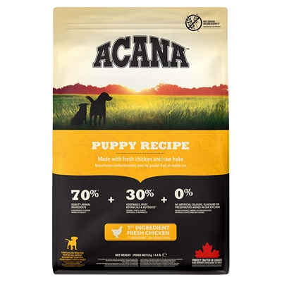 Acana Puppy & Junior Jornfrit Hvalpefoder med Kylling & Fisk