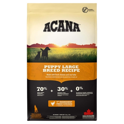 Acana Puppy Large Breed Kornfrit Hvalpefoder med Kylling & Fisk 11,4 Kg
