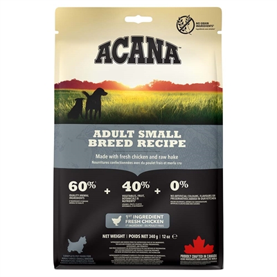 Acana Dog Range Small Breed Kornfrit Hundefoder med Kylling 340g