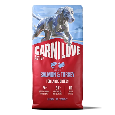 Carnilove Active Hundefoder Adult Large Breed Salmon & Turkey 12 kg