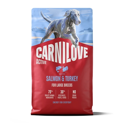 Carnilove Active Hundefoder Adult Large Breed Salmon & Turkey 4 kg