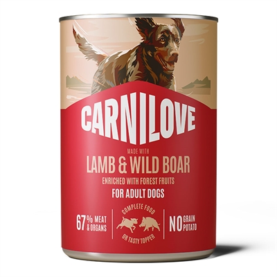 Carnilove Hundepaté med Lam & Vildsvin 400g
