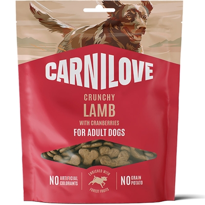 Carnilove Dog Crunchy Snack LAM og Tranebær 200g