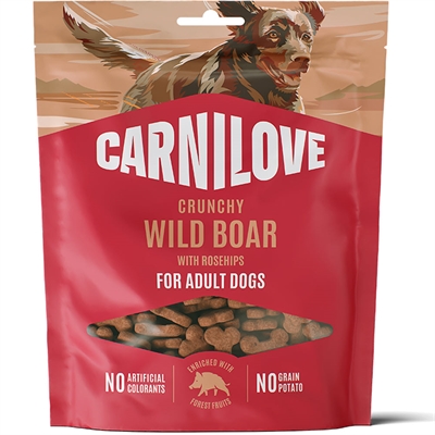 Carnilove Dog Crunchy Snack VILDSVIN og Hyben 200g