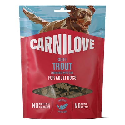 Carnilove Semi Moist Snack ØRRED og Dild 200 gram