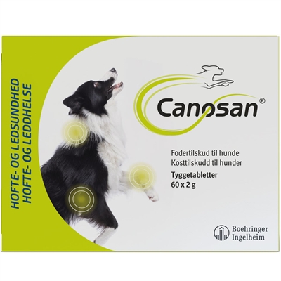 Canosan Tyggetabletter Til Hunden For led og bevægelse 60stk