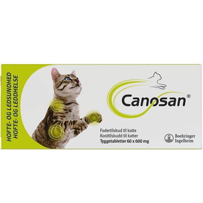 Canosan Cat Fodertilskud Til Katten Støt og Vedlighold af Sunde Led