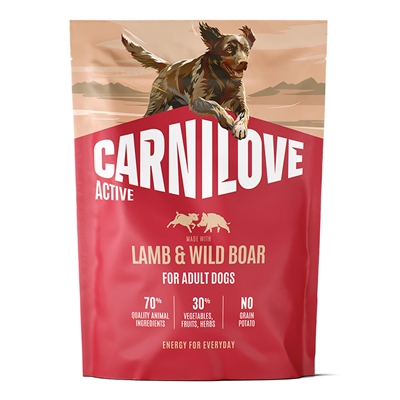 Carnilove Active Hundefoder Adult Lamb & Wild Boar 1,5 Kg