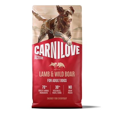 Carnilove Active Hundefoder Adult Lamb & Wild Boar 12 Kg