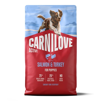 Carnilove Active Hundefoder Puppy Salmon & Turkey 4 Kg