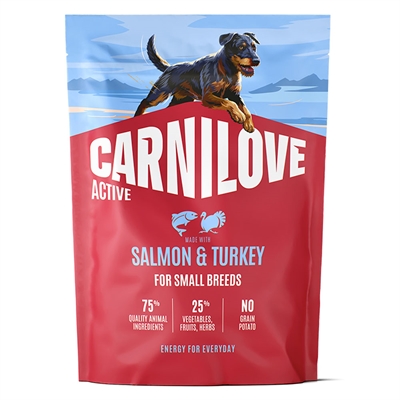 Carnilove Active Hundefoder Adult Small Breed Salmon & Turkey 1,5 kg