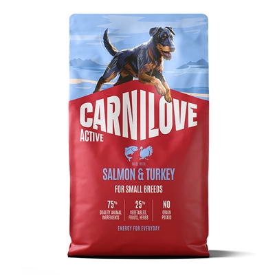Carnilove Active Hundefoder Adult Small Breed Salmon & Turkey 4 kg